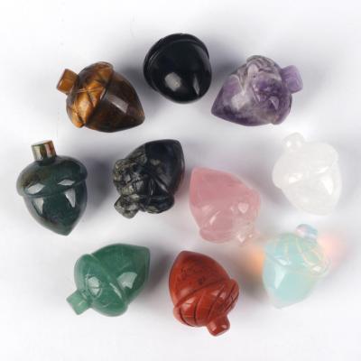 China China Wholesale High Quality Crystal Acorn Carving Animals Healing Crystal Animals Crystal Crafts for sale