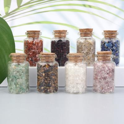 China China Cheap Healing Bottled Gravel Crystals Gravel Metaphysics Crystal Gravel Bottle for sale