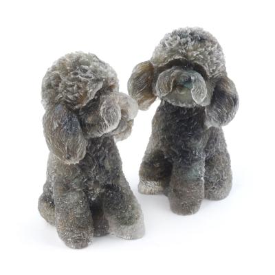 China China New Product Lovely Resin Dog Ornament Resin Poodle Dog Resin Crafts for sale