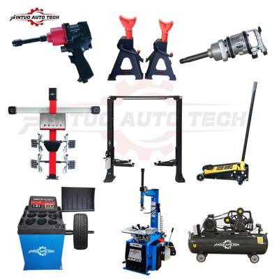 China Garage Equipment Tools Tire Service Price Tire Switch Wheel Balancer Car Lift Wheel Alignment Machine Package Universal for sale