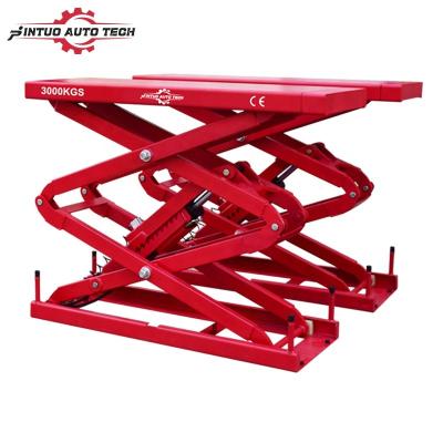 China Jintuo 3000kgs inground scissor car lift for sale 3000kgs for sale