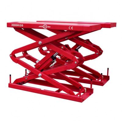 China Car lift CE certified inground 3000kgs car scissor lift for sale for sale