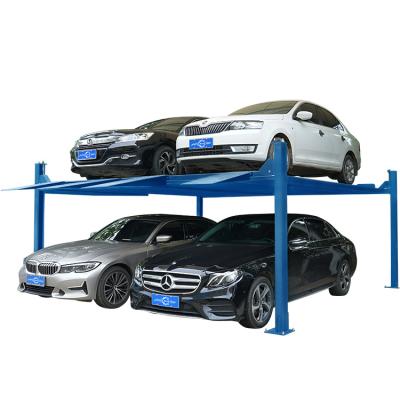 China Factory Sale 4T Hydraulic Level Tilt and Home Garage Parking Lift Garage System 2 Post 2 Level Lifts for sale