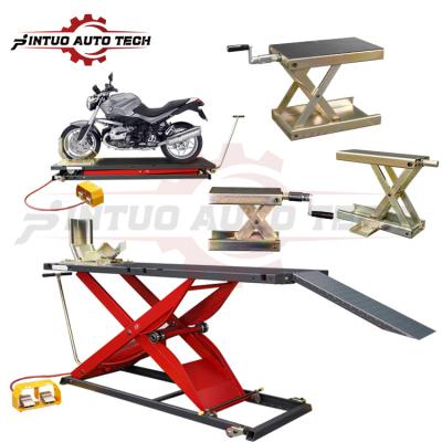 China Car Repair Center Factory Vehicle Equipment Hydraulic Car Crane Automatic Scissor Lift Motorcycle Used Lift Table For Sale for sale