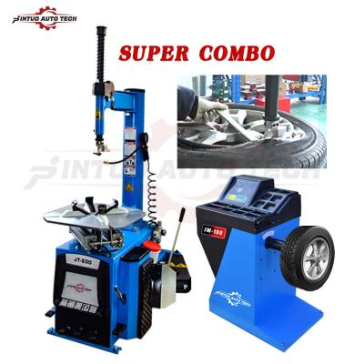 China JINTUO wheel balancer and tire changer JT-600+JW-100 combo for sale