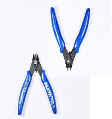 China Flush Metal Wire Cutter Pliers For Cutting Stainless Steel Wire , Blue Color for sale