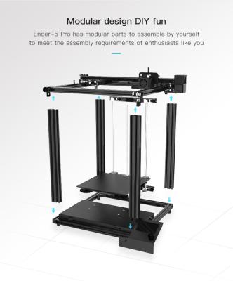 Китай Принтер 3d Ender 5 Pro с высокой точностью и низкой ценой соответствующими для больших ламинатов может напечатать высококачественную модель Desig продается