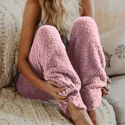 China 2021 Latest Cotton Breathable Thin Home Women's Pants Sleep Bottoms Cute Elastic Casual Women's Pajamas Pijama Mujer Pants for sale