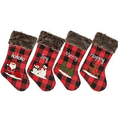 China New Modern Christmas Socks Christmas Decoration Supplies Christmas Decorations Gift Bag for sale