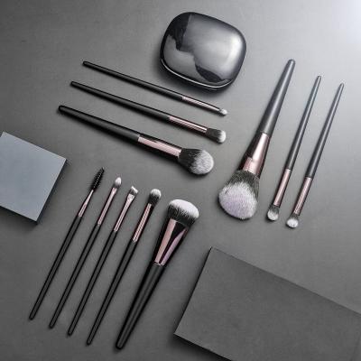 China Brush Best Designer 2022 Hot Selling Black 11pcs High Quality Full Set Beautiful Cosmetics Makeup Brush Set For Newbies for sale