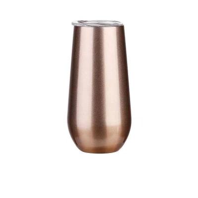 China PORTABLE 6oz Eggshell Cup Pot Belly Egg Cup Double Layer 304 Stainless Steel Thermos U Cup for sale