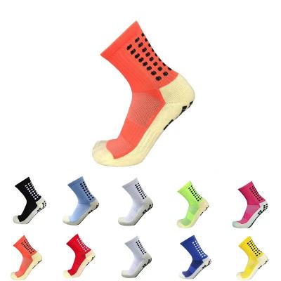 China New football mid-tube socks wear-resistant cushioning socks unisex running adult non-slip socks underpack 50*15cm for sale