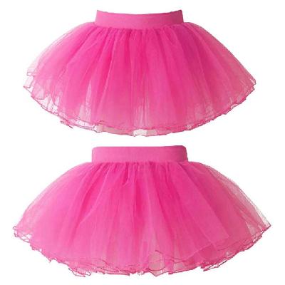 China Wholesale QUICK DRY Kids Ballet Skirts Tutu 4 Layers Fluffy Ballet Tutu Skirt For Girls for sale