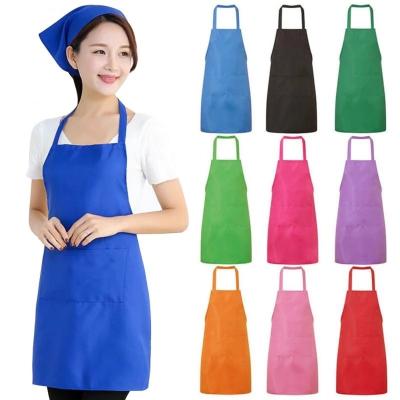 China Wholesale Custom Logo Cleaning Kitchen Cooking Apron Cooking With Pocket for sale