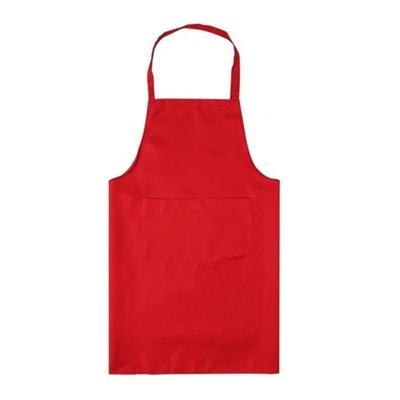 China Wholesale Cheap Cleaning Two Pockets Advertising Polyester Delantal Restaurant Chef Cooking Apron For Women And Men for sale