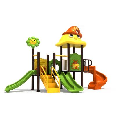 China 15 years old good quality funny natural church plastic kids outdoor yard play with swing for sale