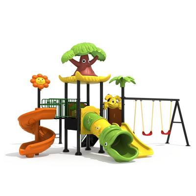 China 15 Year Old Small Dog Baby Friend Eco Popular Favorites Backyard Playground Equipment With Slide And Swing for sale