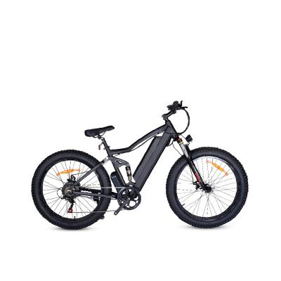 China Fat Aluminum Alloy MIDONKEY MountainShatter Tire Ebike 500 Watt 25km/h Max Speed ​​Super Performance 26 Inch Full Suspension Mountain E-Bike for sale