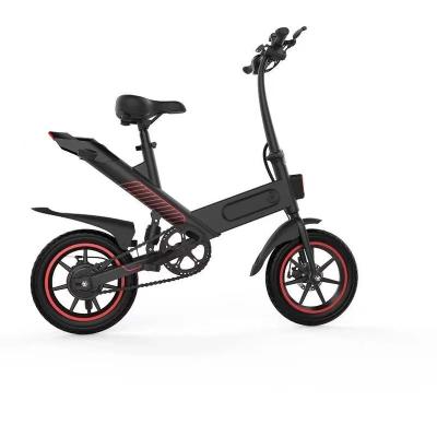 China MIDONKEY CityWalker High Carbon Steel Folding Ebike EU Warehouse Most Selling Price Cheap 14 Inch Wheel Size Floding City Electric Bike for sale