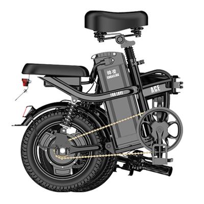 China Most Popular City Folding Ebike MIDONKEY 14 Inch Ebike In Asia Market Ultra Small Wheel Size Folding City Electric Bike For Sale for sale