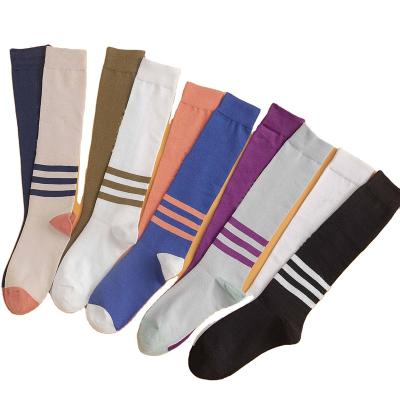 China Anti-Fault Vocational Training Gym Socks Women High Knee Socks for sale