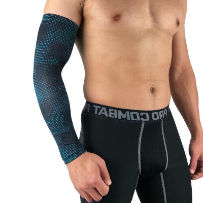 China Wholesale Non-slip Slim Breathable Basketball Arm Guards Sunscreen Elbow Guards Long Sleeves Sports Arm Outdoor Cycling Sleeves For Men for sale