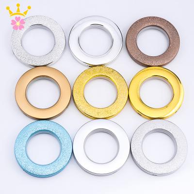 China Best price top quality minimalist plastic colorful plastic curtain ring and eyelet ring for curtain type for sale