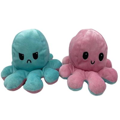 China Cute Reversible Octopus Octopus Cartoon Flip Plush Toys Plush Toys Halloween Promotional Gifts for sale