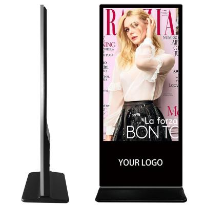 China Loop Playback 50 Inch Floor Standing Digital Signage Display Media Player Ads Monitor Advertising Kiosk for sale