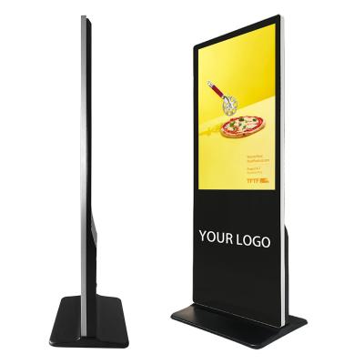 China Indoor Android Digital Signage 65 Inch Android Touch Screen Floor Stand Digital Signage Media Player Advertising Kiosks for sale