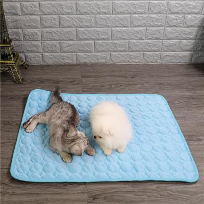 China Removable Cover Wholesale summer pet supplies ice silk nest cat cool cushion pet ice mat dog mat for sale