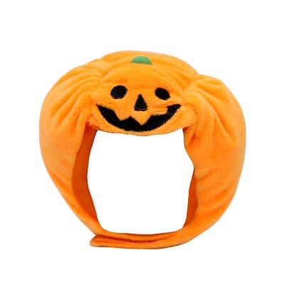 China Sustainable Gooders Halloween pet supplies cute harmless Adjustable pumpkin hat for dog for sale