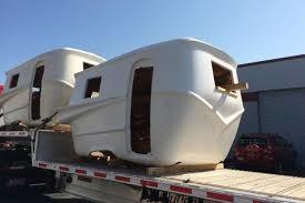 China Molded Lightweight Fiberglass Travel Trailer Frp Cargo Trailer ISO9001 for sale