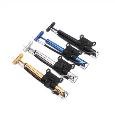 China Portable Mini Aluminum Alloy Bicycle High Pressure Bike Hand Pump Cycle Pump Portable Basketball Pump for sale