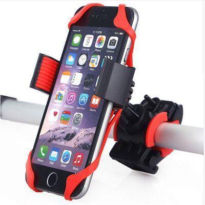 China Durable Silicone Mount Bicycle Handlebar Elastic Bike Cell Phone Holder for sale