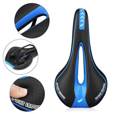 China Motion Bicycle Saddle Mountain Bike Hollow Saddle Cushion Comfortable Bicycle Cushion Hot Products for sale