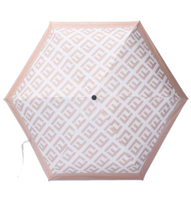 China Wholesale Korean Style Manual Umbrella Manufacturer Special Customized Five-folding Umbrella for sale