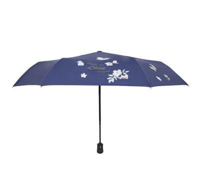 China New Customized Selling Lightweight Three-folding Umbrella High Quality Excellent Quality Umbrella for sale