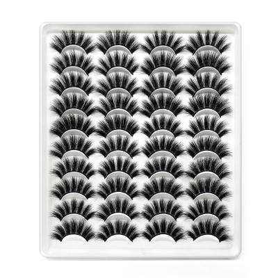 China New Trend Mink Eyelashes Vendor Dramatic Thick False Eyelashes 3D Lashes Synthetic Thick Natural False Eyelashes for sale