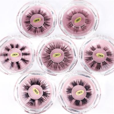 China Long Natural Thick False Eyelash Handmade Cruelty Segmented Free Fragmented False Eyelashes are naturally thick and long false eyelashes, handmade and cruelty free for sale