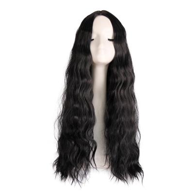 China Free Shipping Water Wave 65CM Women Wig Heat Resistant Fiber Deep Wave None Lace Up Wigs for sale