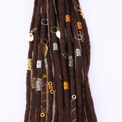 China Hot Sale Fashion DIY Wigs Salon Wig Decor Dirty Hair Ring Pendant Hair Accessories Braid Loop for sale