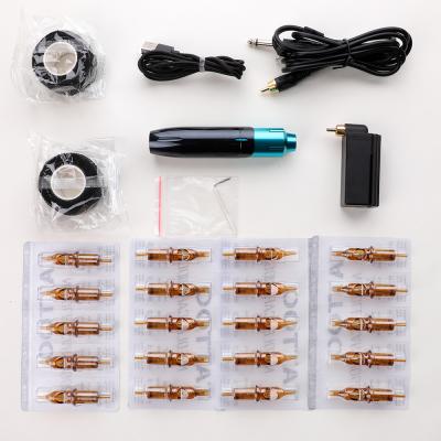 China Professional Wireless Rotary Semi Permanent Tattoo Pen Machine Power Supply Embroidery Kit Sku 03060391 for sale