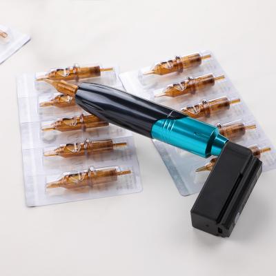 China Newest Quality Tattoo Pen Machine Kit Wireless Power Supply Cartridge Rotary Tattoo Pen Sku 03060391 for sale