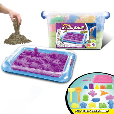 China Hot Selling Children's Plastic Toys Non-Toxic Space Sand Non Stick Educational Toys Magic Sand For Children for sale