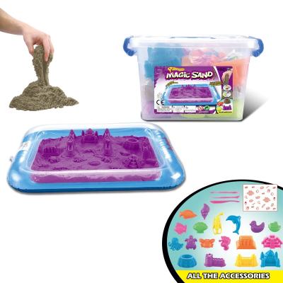 China Hot Selling Plastic Children's DIY Craft Toys Non-Toxic Space Sand Non Stick Educational Toys Magic Sand for sale