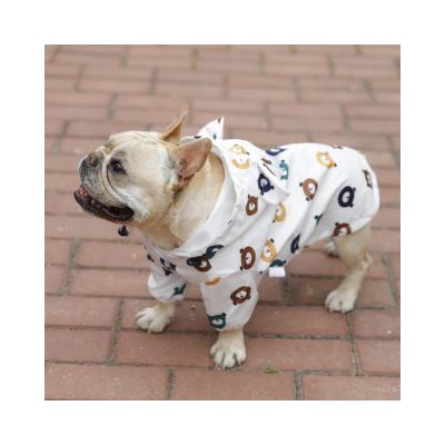 China Durable Style New Fashion High Quality Durable PU Dog Clothes Pet Raincoat Pets Pink for sale