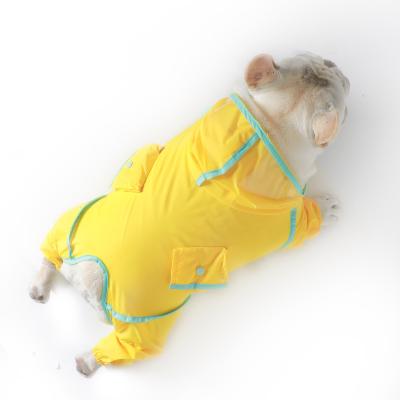 China Good Quality Viable Colorful Cute Pet Transparent Recycled Raincoat Hoodie for sale