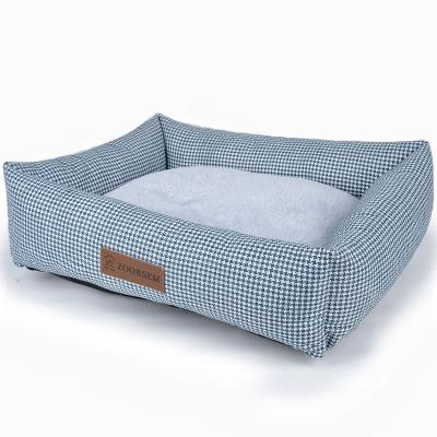 China Customized High Quality Soft Durable Classic Plush Pet Bed Dog And Cat Mat With Washable Sponge for sale