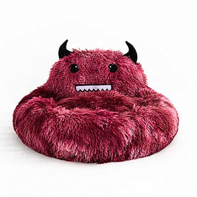 China Viable Other Accessories Plush Monster Shape Pet Bed Cushion Pet Beds And Dog for sale